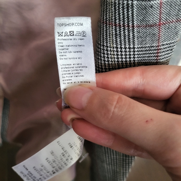 Topshop Houndstooth Blazer - Picture 6 of 7